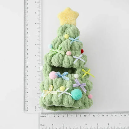 Handmade Crochet Christmas Tree Clothing for 1.0/3.0 Labubu Outfit Doll DIY Accessories Christmas Halloween Kids Gift Handmade Crochet Christmas Tree Clothing for 1.0/3.0 Labubu Outfit Doll DIY Accessories Christmas Halloween Kids Gift