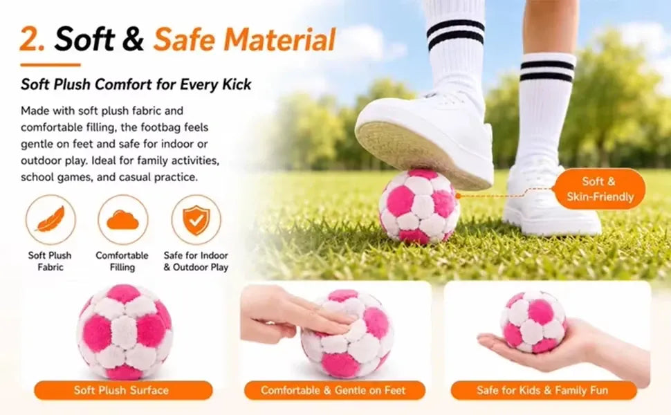 Handmade Crochet Hacky Sack Footbag – Shop Now | Wahooly Handmade Crochet Hacky Sack Footbag – Grab Yours Before They Sell Out!