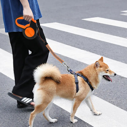 Hands-Free Retractable Dog Leash with Waist Bag & Reflective Safety | Wahooly Hands-Free Retractable Dog Leash with Reflective Safety & Waist Bag