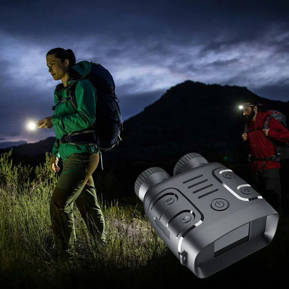 HD 1080P Night Vision Goggles - 5x Zoom, 300m Range for Hunting & Camping HD 1080P 5X Binocular Binocular Infrared Night-Visions Device Day Night Use Photo Video Taking Digital Zoom for Hunting Boating