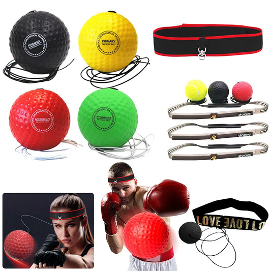Head-Mounted Boxing Reflex Speed Ball PU Hand-Eye Coordination Training | Wahooly Head-Mounted Boxing Reflex Speed Ball – PU Training Ball for Hand-Eye Coordination & Reaction Time