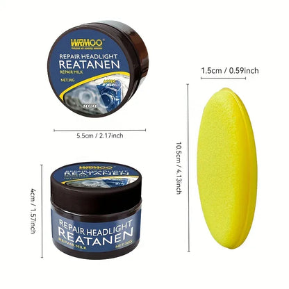 Headlight Restoration Kit: Restore Clarity, Remove Oxidation, and Enhance Brightness -  Suitable for All Vehicles Headlight Restoration Kit: Restore Clarity, Remove Oxidation, and Enhance Brightness -  Suitable for All Vehicles