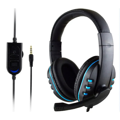 Headphones 3.5mm Wired Gaming Headset Earphones Music For PS4 Play Station 4 Game PC Chat computer With Microphone Headphones 3.5mm Wired Gaming Headset Earphones Music For PS4 Play Station 4 Game PC Chat computer With Microphone