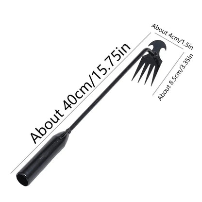 Heavy-Duty Garden Hoe for Weeding & Soil Cultivation | Wahooly Heavy-Duty Garden Hoe — Ergonomic Weeding & Soil Cultivation Tool for Gardens, Beds & Farms