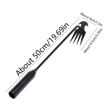 Heavy-Duty Garden Hoe for Weeding & Soil Cultivation | Wahooly Heavy-Duty Garden Hoe — Ergonomic Weeding & Soil Cultivation Tool for Gardens, Beds & Farms