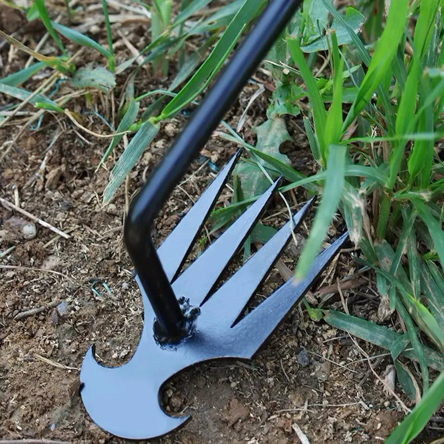 Heavy-Duty Garden Hoe for Weeding & Soil Cultivation | Wahooly Heavy-Duty Garden Hoe — Ergonomic Weeding & Soil Cultivation Tool for Gardens, Beds & Farms