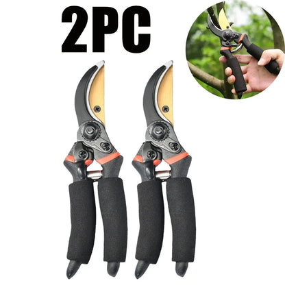 Heavy-Duty Pruning Shears — Sharp Garden Secateurs | Wahooly Heavy-Duty Pruning Shears — Sharp Alloy Steel Secateurs for Branches, Flowers & Fruit Trees