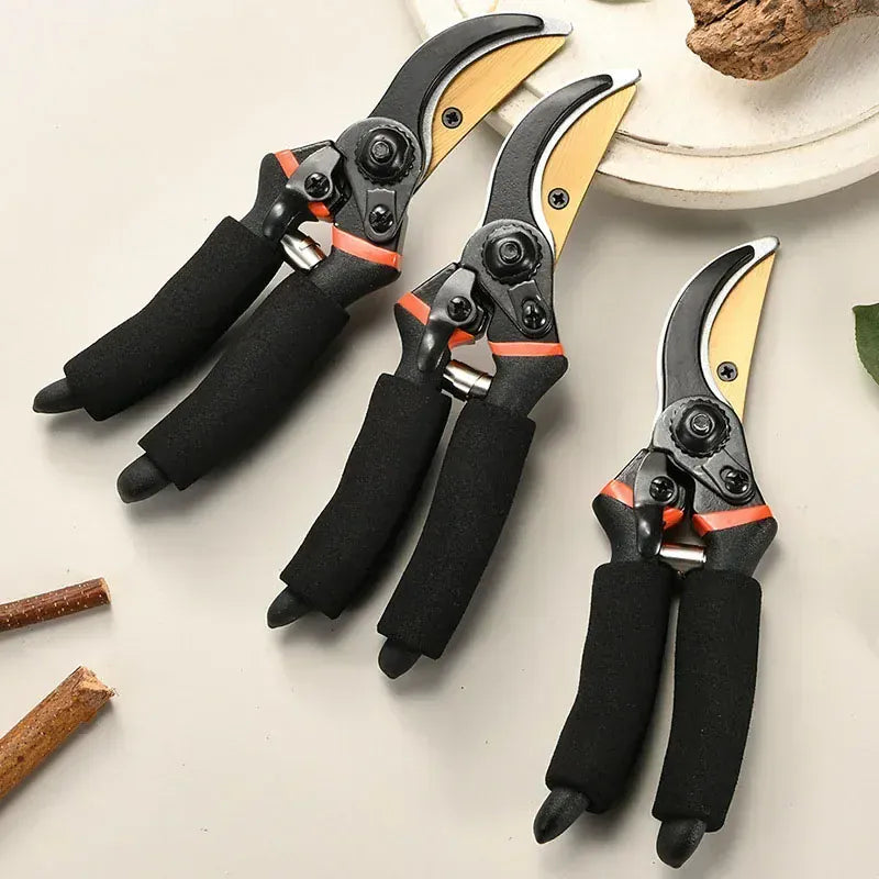 Heavy-Duty Pruning Shears — Sharp Garden Secateurs | Wahooly Heavy-Duty Pruning Shears — Sharp Alloy Steel Secateurs for Branches, Flowers & Fruit Trees