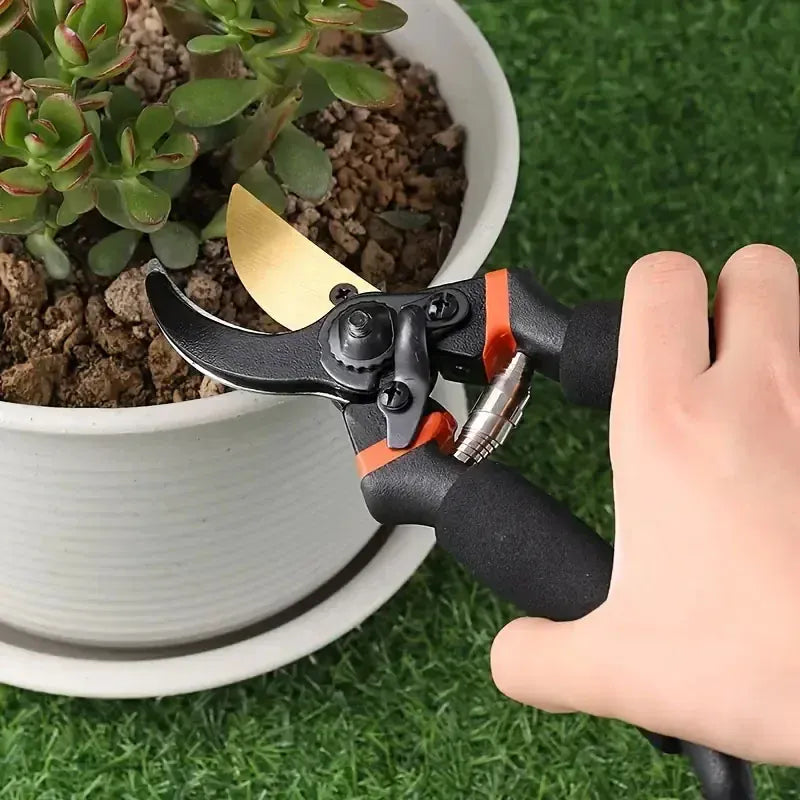 Heavy-Duty Pruning Shears — Sharp Garden Secateurs | Wahooly Heavy-Duty Pruning Shears — Sharp Alloy Steel Secateurs for Branches, Flowers & Fruit Trees