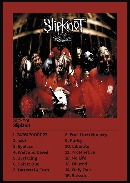 Heavy Metal Band Rap-Metal Music S-Slipknot Album Cover Poster Canvas Picture Wall Art for Fans The Gray Chapter Song Home Decor Heavy Metal Band Rap-Metal Music S-Slipknot Album Cover Poster Canvas Picture Wall Art for Fans The Gray Chapter Song Home Decor