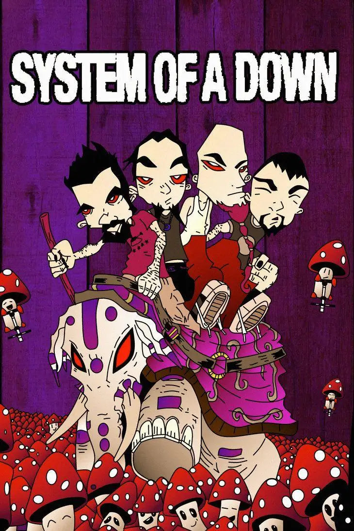 Heavy Metal Band System of A Down Posters Music Album Canvas Painting Wall Art Club Living Room Bedroom Home Office Decor Gift Heavy Metal Band System of A Down Posters Music Album Canvas Painting Wall Art Club Living Room Bedroom Home Office Decor Gift