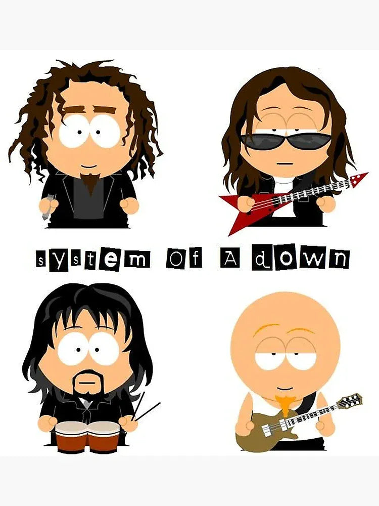 Heavy Metal Band System of A Down Posters Music Album Canvas Painting Wall Art Club Living Room Bedroom Home Office Decor Gift Heavy Metal Band System of A Down Posters Music Album Canvas Painting Wall Art Club Living Room Bedroom Home Office Decor Gift