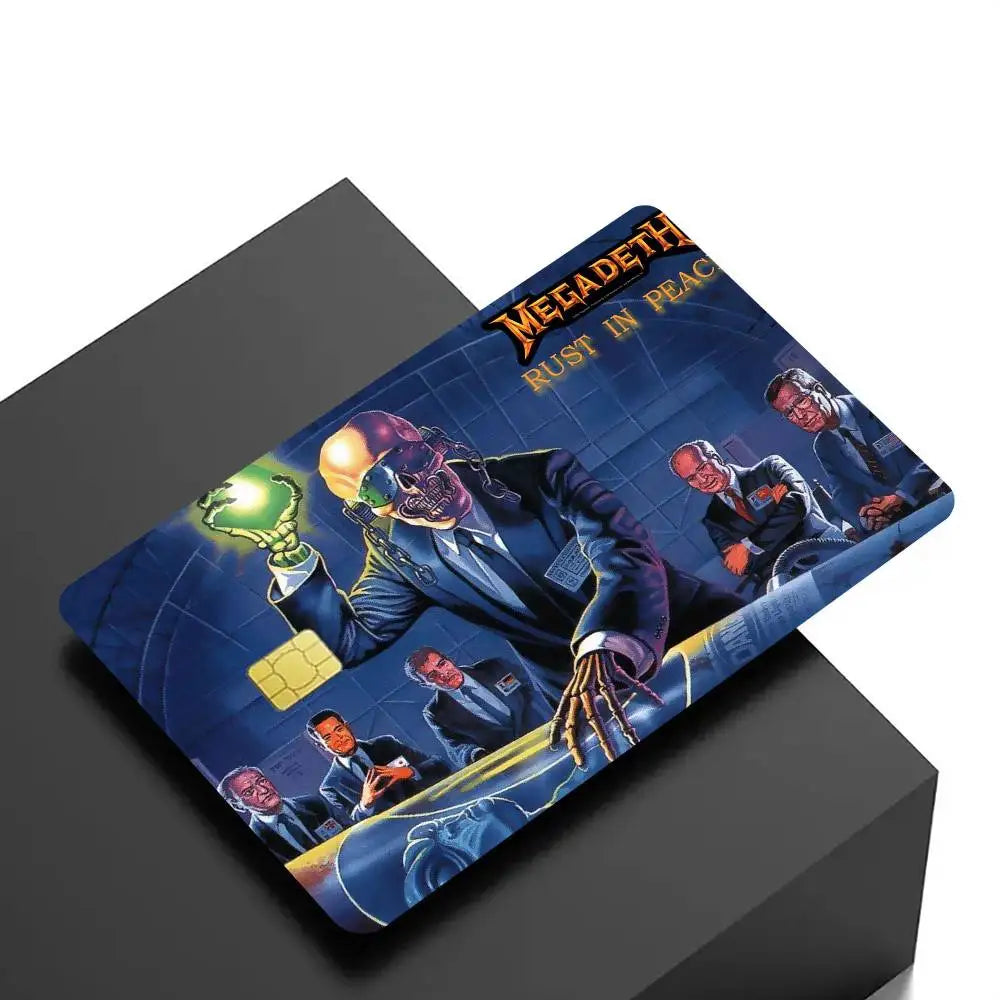 Heavy Metal Rock Roll Music M-Megadeths Various Anime Bank Credit Cards Bus Pass Stickers Decoration Waterproof Stickers Heavy Metal Rock Roll Music M-Megadeths Various Anime Bank Credit Cards Bus Pass Stickers Decoration Waterproof Stickers