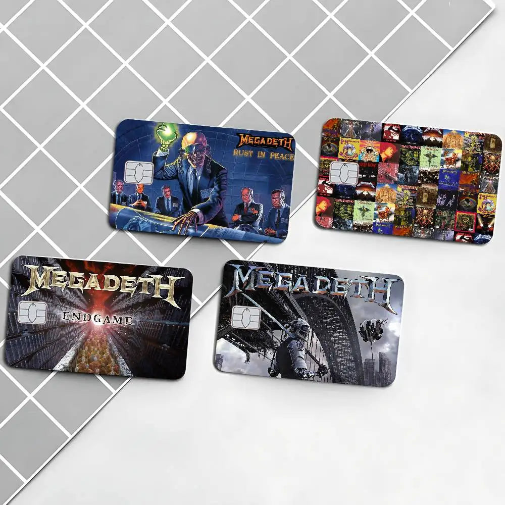 Heavy Metal Rock Roll Music M-Megadeths Various Anime Bank Credit Cards Bus Pass Stickers Decoration Waterproof Stickers Heavy Metal Rock Roll Music M-Megadeths Various Anime Bank Credit Cards Bus Pass Stickers Decoration Waterproof Stickers