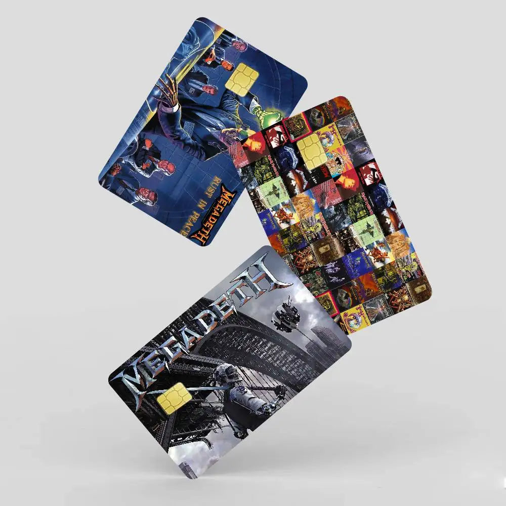 Heavy Metal Rock Roll Music M-Megadeths Various Anime Bank Credit Cards Bus Pass Stickers Decoration Waterproof Stickers Heavy Metal Rock Roll Music M-Megadeths Various Anime Bank Credit Cards Bus Pass Stickers Decoration Waterproof Stickers