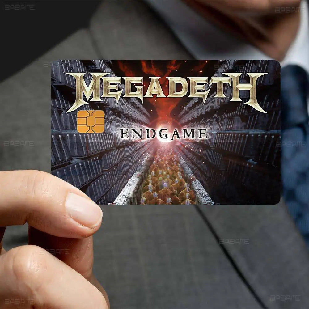 Heavy Metal Rock Roll Music M-Megadeths Various Anime Bank Credit Cards Bus Pass Stickers Decoration Waterproof Stickers Heavy Metal Rock Roll Music M-Megadeths Various Anime Bank Credit Cards Bus Pass Stickers Decoration Waterproof Stickers
