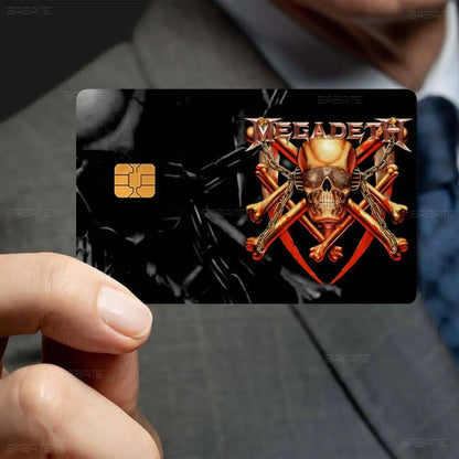 Heavy Metal Rock Roll Music M-Megadeths Various Anime Bank Credit Cards Bus Pass Stickers Decoration Waterproof Stickers Heavy Metal Rock Roll Music M-Megadeths Various Anime Bank Credit Cards Bus Pass Stickers Decoration Waterproof Stickers
