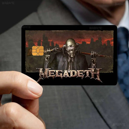 Heavy Metal Rock Roll Music M-Megadeths Various Anime Bank Credit Cards Bus Pass Stickers Decoration Waterproof Stickers Heavy Metal Rock Roll Music M-Megadeths Various Anime Bank Credit Cards Bus Pass Stickers Decoration Waterproof Stickers