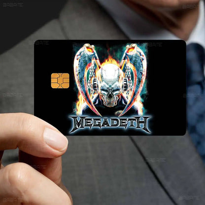 Heavy Metal Rock Roll Music M-Megadeths Various Anime Bank Credit Cards Bus Pass Stickers Decoration Waterproof Stickers Heavy Metal Rock Roll Music M-Megadeths Various Anime Bank Credit Cards Bus Pass Stickers Decoration Waterproof Stickers