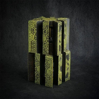 Hellraiser Cube Puzzle Box Lock Movie The Lament Configuration and Lemarchand Moveable Cube Table Accessories Halloween Props Hellraiser Cube Puzzle Box Lock Movie The Lament Configuration and Lemarchand Moveable Cube Table Accessories Halloween Props
