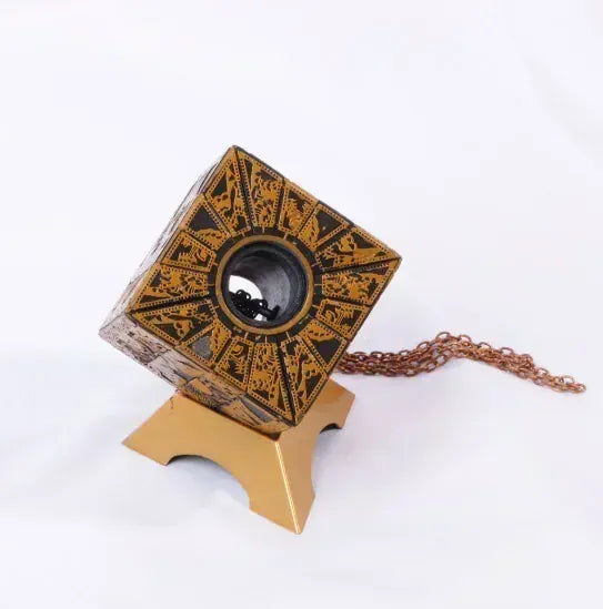 Hellraiser Cube Puzzle Box Lock Movie The Lament Configuration and Lemarchand Moveable Cube Table Accessories Halloween Props Hellraiser Cube Puzzle Box Lock Movie The Lament Configuration and Lemarchand Moveable Cube Table Accessories Halloween Props