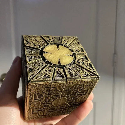 Hellraiser Cube Puzzle Box Lock Movie The Lament Configuration and Lemarchand Moveable Cube Table Accessories Halloween Props Hellraiser Cube Puzzle Box Lock Movie The Lament Configuration and Lemarchand Moveable Cube Table Accessories Halloween Props