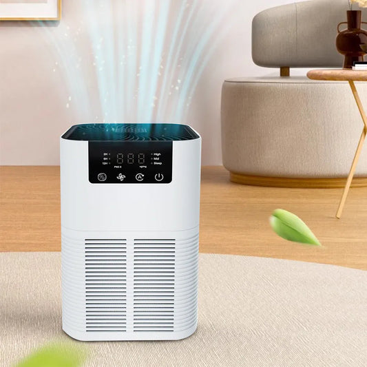 HEPA Air Purifier with Aromatherapy & Negative Ion Generator | Ultra-Quiet Home Air Cleaner | Smoke, Odors & Pollen HEPA Air Purifier with Aromatherapy & Negative Ion Generator — Ultra-Quiet Home Air Cleaner for Smoke, Odors & Pollen