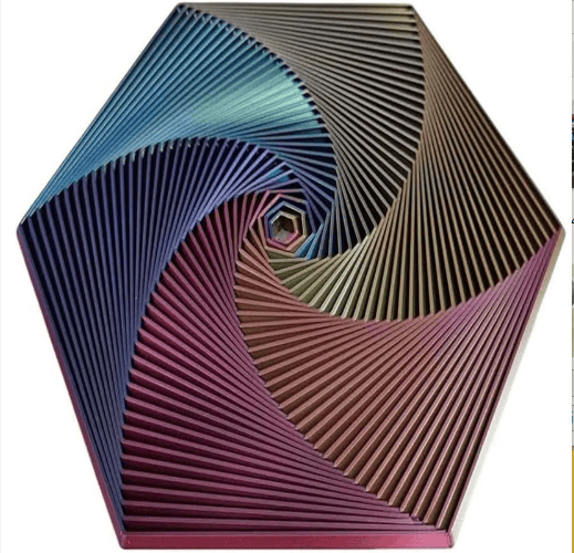 Hexagon Sensory Fidget Toy – Stress Relief Spinning Top | Wahooly Hexagon Sensory Fidget Toy – Stress Relief Spinning Top | 7cm & 12.5cm