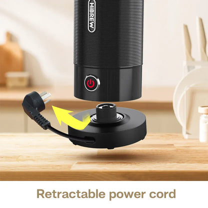 HiBREW Milk Frother Frothing Foamer Chocolate Mixer Cold/Hot Latte Cappuccino fully automatic Milk Warmer Cool Touch M1A HiBREW Milk Frother Frothing Foamer Chocolate Mixer Cold/Hot Latte Cappuccino fully automatic Milk Warmer Cool Touch M1A