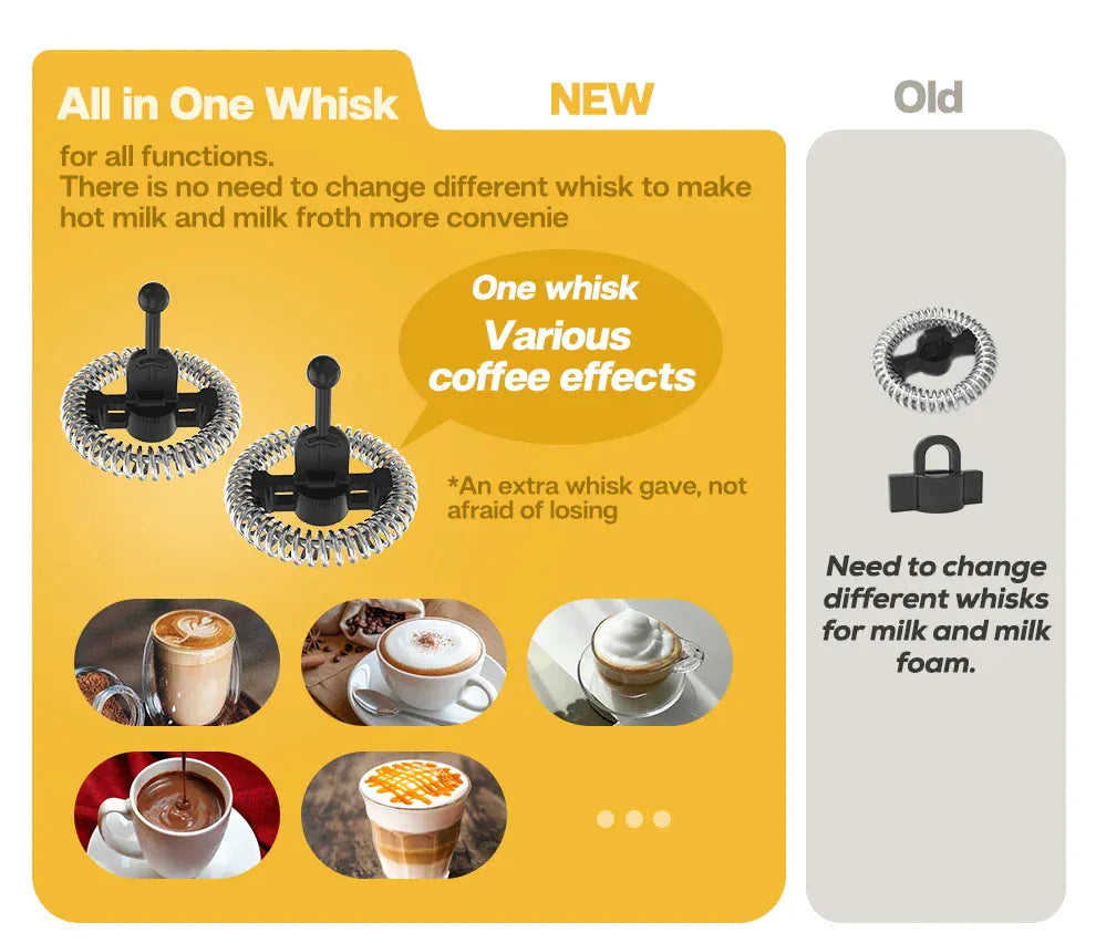 HiBREW Milk Frother Frothing Foamer Chocolate Mixer Cold/Hot Latte Cappuccino fully automatic Milk Warmer Cool Touch M1A HiBREW Milk Frother Frothing Foamer Chocolate Mixer Cold/Hot Latte Cappuccino fully automatic Milk Warmer Cool Touch M1A