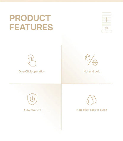 HiBREW Milk Frother Frothing Foamer Chocolate Mixer Cold/Hot Latte Cappuccino fully automatic Milk Warmer Cool Touch M1A HiBREW Milk Frother Frothing Foamer Chocolate Mixer Cold/Hot Latte Cappuccino fully automatic Milk Warmer Cool Touch M1A