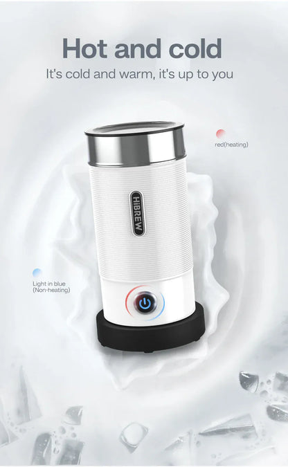 HiBREW Milk Frother Frothing Foamer Chocolate Mixer Cold/Hot Latte Cappuccino fully automatic Milk Warmer Cool Touch M1A HiBREW Milk Frother Frothing Foamer Chocolate Mixer Cold/Hot Latte Cappuccino fully automatic Milk Warmer Cool Touch M1A