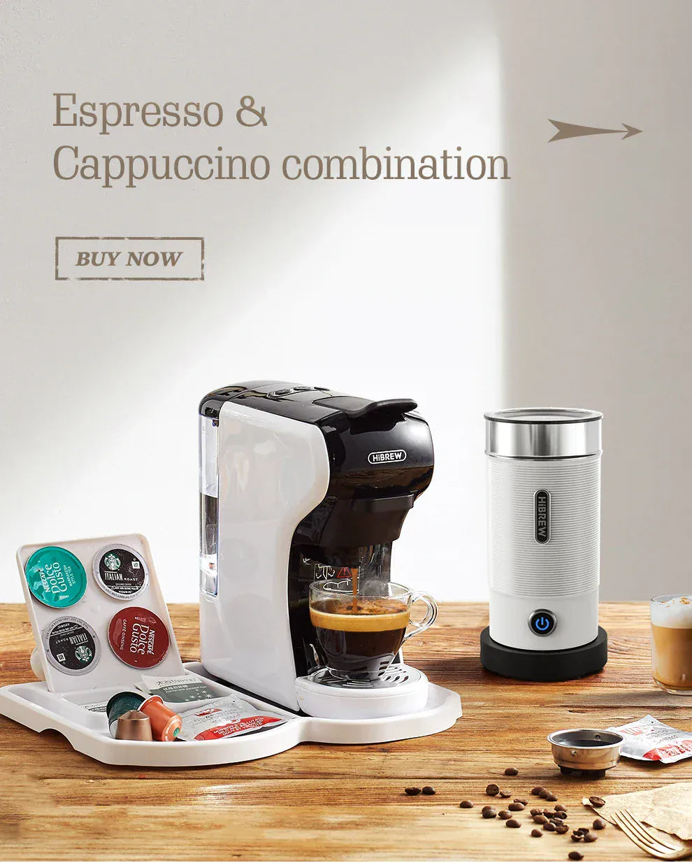 HiBREW Milk Frother Frothing Foamer Chocolate Mixer Cold/Hot Latte Cappuccino fully automatic Milk Warmer Cool Touch M1A HiBREW Milk Frother Frothing Foamer Chocolate Mixer Cold/Hot Latte Cappuccino fully automatic Milk Warmer Cool Touch M1A