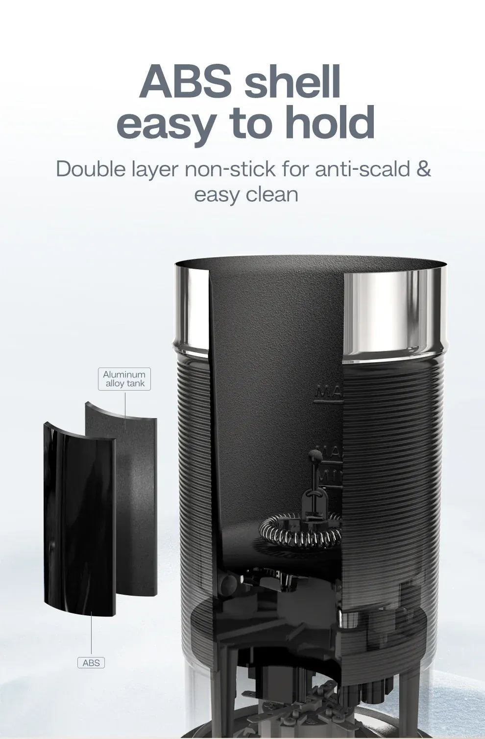 HiBREW Milk Frother Frothing Foamer Chocolate Mixer Cold/Hot Latte Cappuccino fully automatic Milk Warmer Cool Touch M1A HiBREW Milk Frother Frothing Foamer Chocolate Mixer Cold/Hot Latte Cappuccino fully automatic Milk Warmer Cool Touch M1A