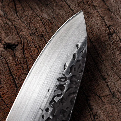 High Carbon Steel Chef Knife Clad Forged Steel Slicing Butcher Kitchen Knives Meat Cleaver Vegetable Knife with Knife sharpener High Carbon Steel Chef Knife Clad Forged Steel Slicing Butcher Kitchen Knives Meat Cleaver Vegetable Knife with Knife sharpener