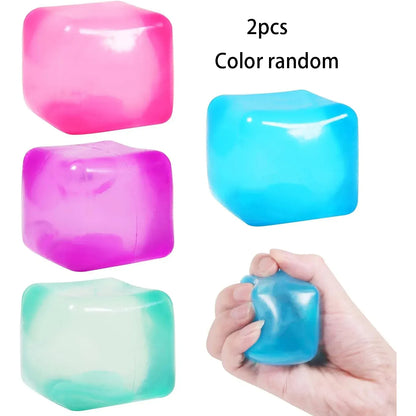 High Density Gel Ice Cube Square Decompression Vent Toy Squishy Stress Ball Squeeze Toys Stress Relief Sensory Toy High Density Gel Ice Cube Square Decompression Vent Toy Squishy Stress Ball Squeeze Toys Stress Relief Sensory Toy