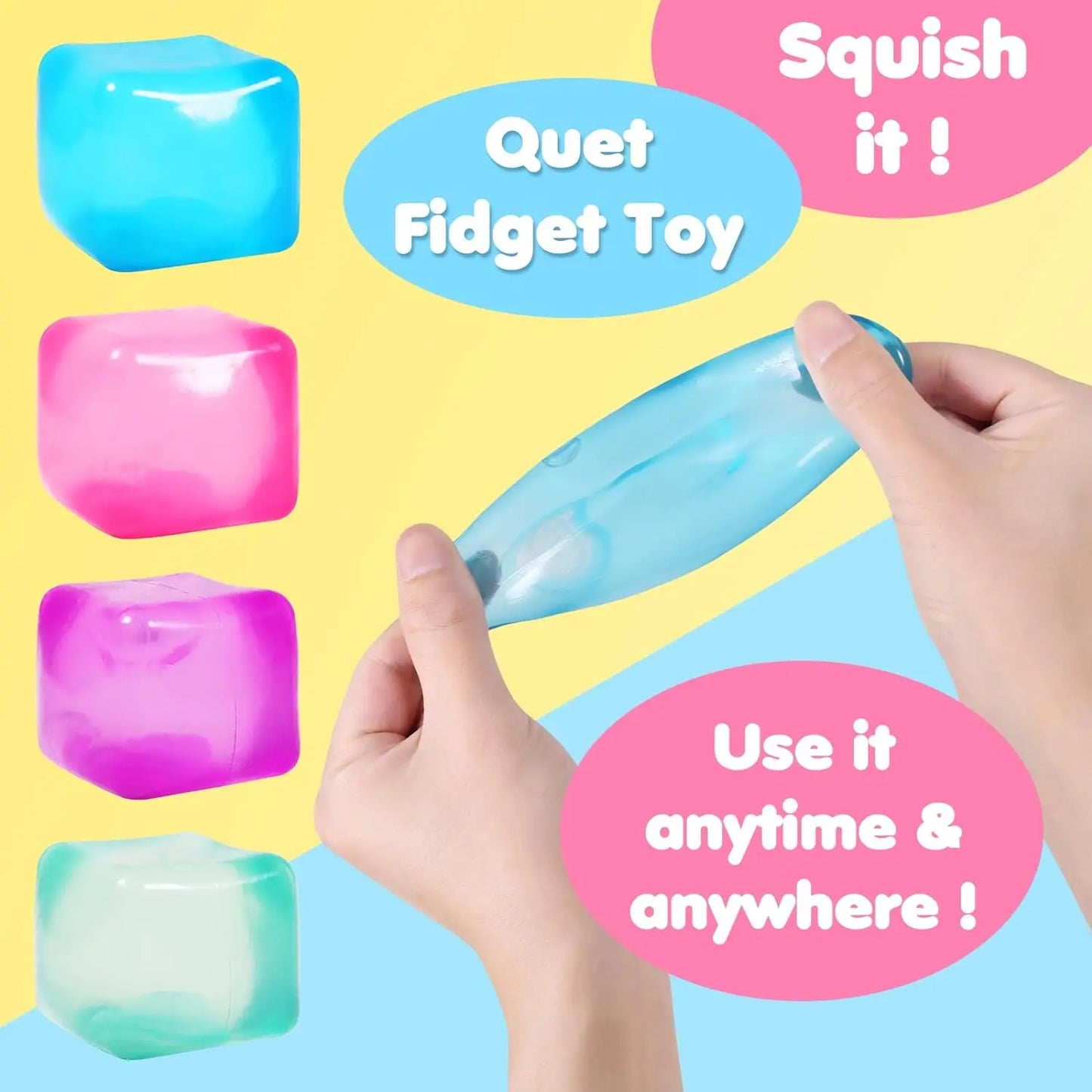 High Density Gel Ice Cube Square Decompression Vent Toy Squishy Stress Ball Squeeze Toys Stress Relief Sensory Toy High Density Gel Ice Cube Square Decompression Vent Toy Squishy Stress Ball Squeeze Toys Stress Relief Sensory Toy