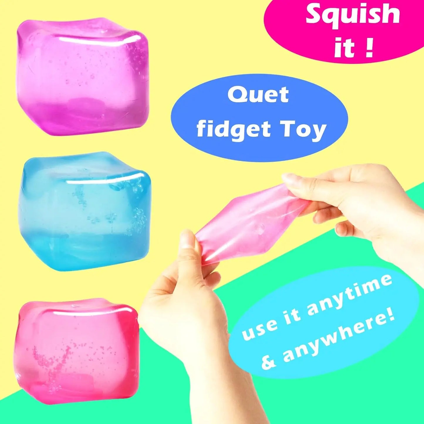 High Density Gel Ice Cube Square Decompression Vent Toy Squishy Stress Ball Squeeze Toys Stress Relief Sensory Toy High Density Gel Ice Cube Square Decompression Vent Toy Squishy Stress Ball Squeeze Toys Stress Relief Sensory Toy