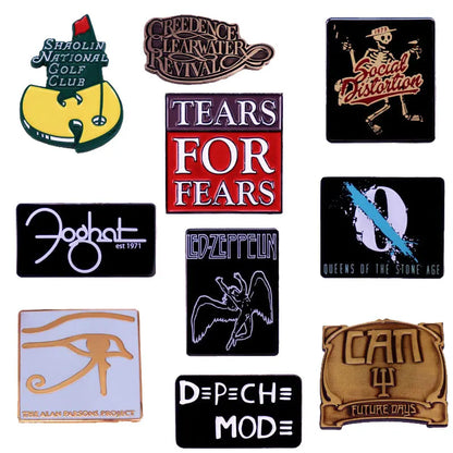 Hip Hop Rock Band Music Theme Badge Originality Enamel Metal Pin Singers Choir Band Fan Friend Gift Accessorie Collection Hip Hop Rock Band Music Theme Badge Originality Enamel Metal Pin Singers Choir Band Fan Friend Gift Accessorie Collection