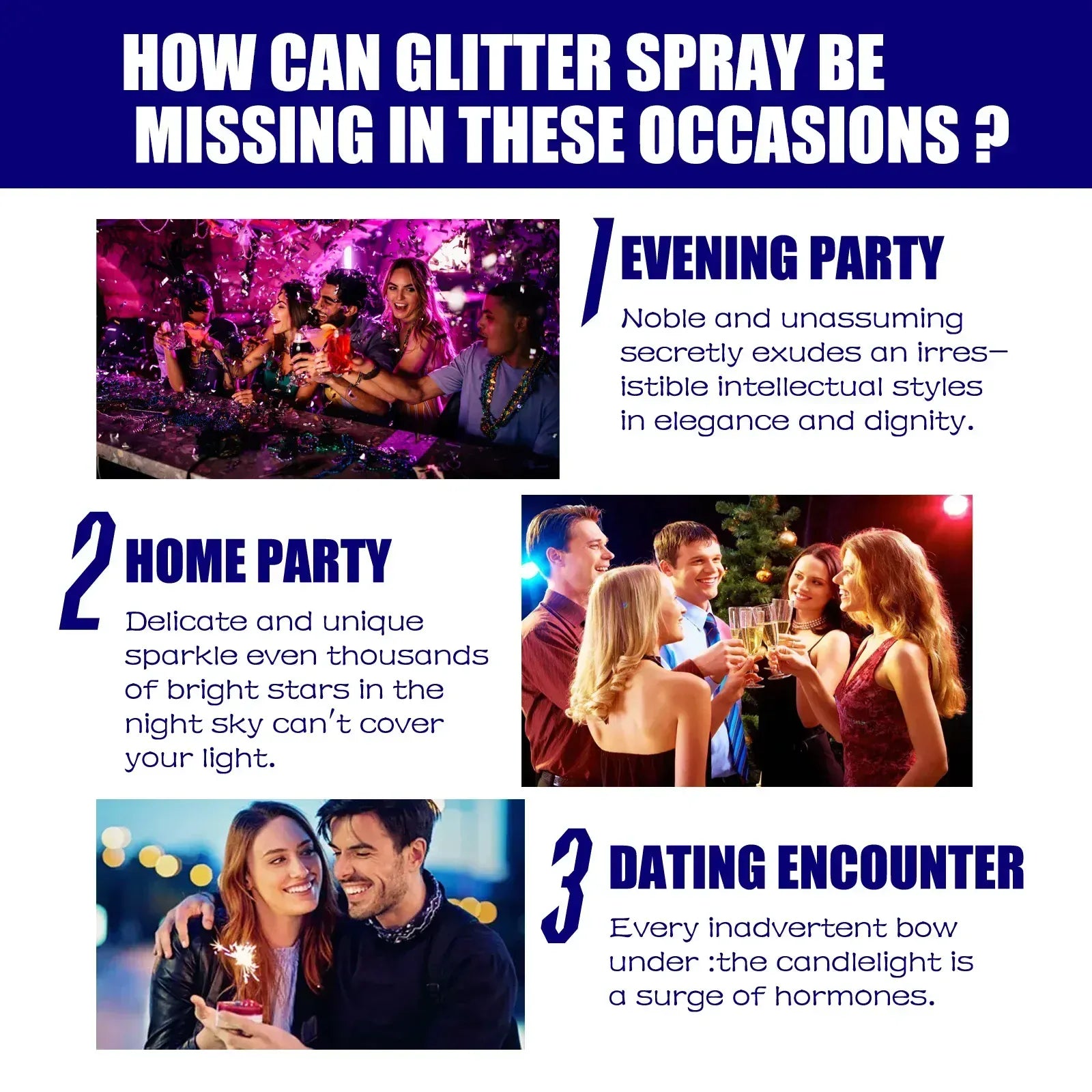Holographic Glitter Spray | Shimmer Body & Hair Spray for Festivals & Parties Holographic Glitter Spray — Shimmer Body & Hair Spray for Festivals, Parties & Glam Looks