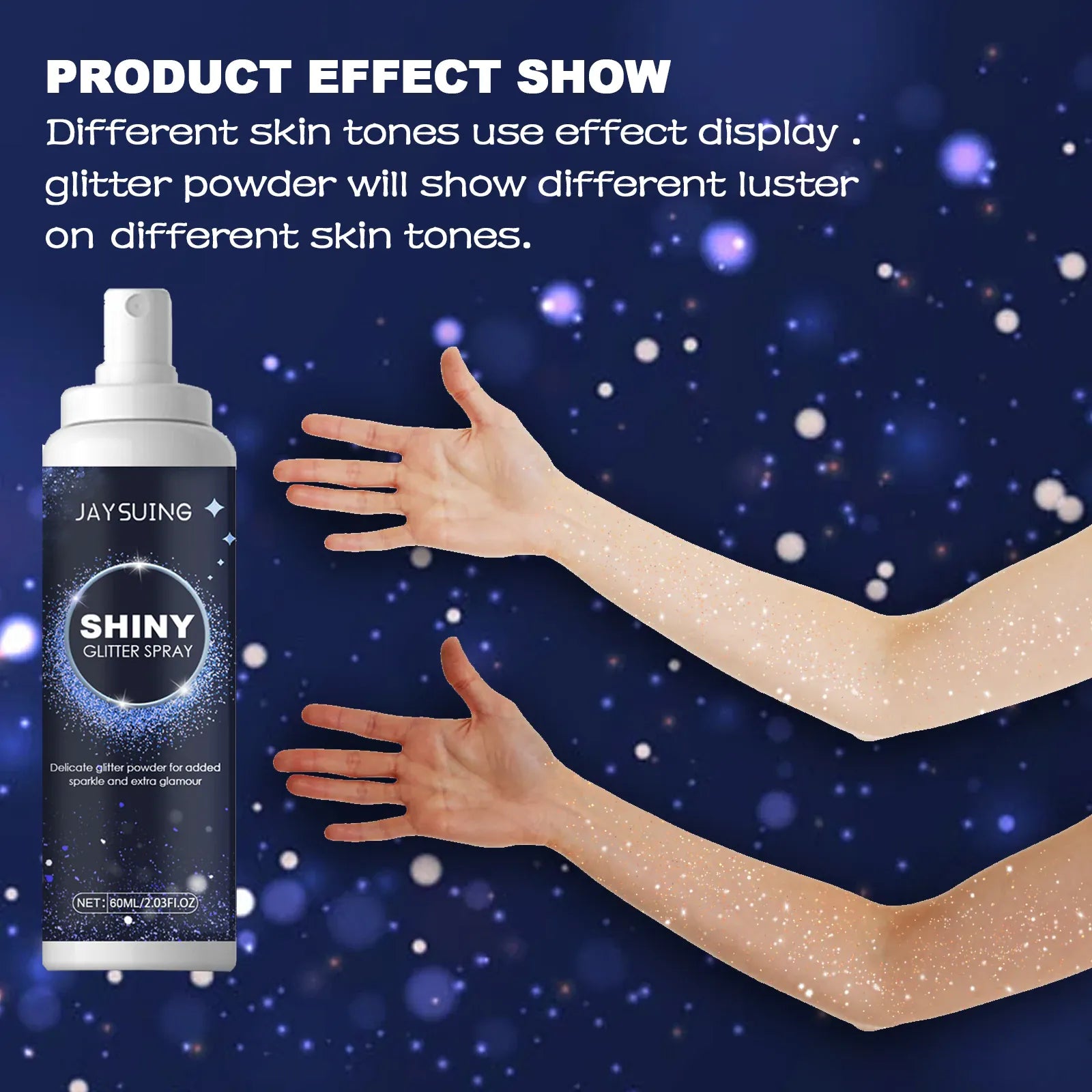 Holographic Glitter Spray | Shimmer Body & Hair Spray for Festivals & Parties Holographic Glitter Spray — Shimmer Body & Hair Spray for Festivals, Parties & Glam Looks