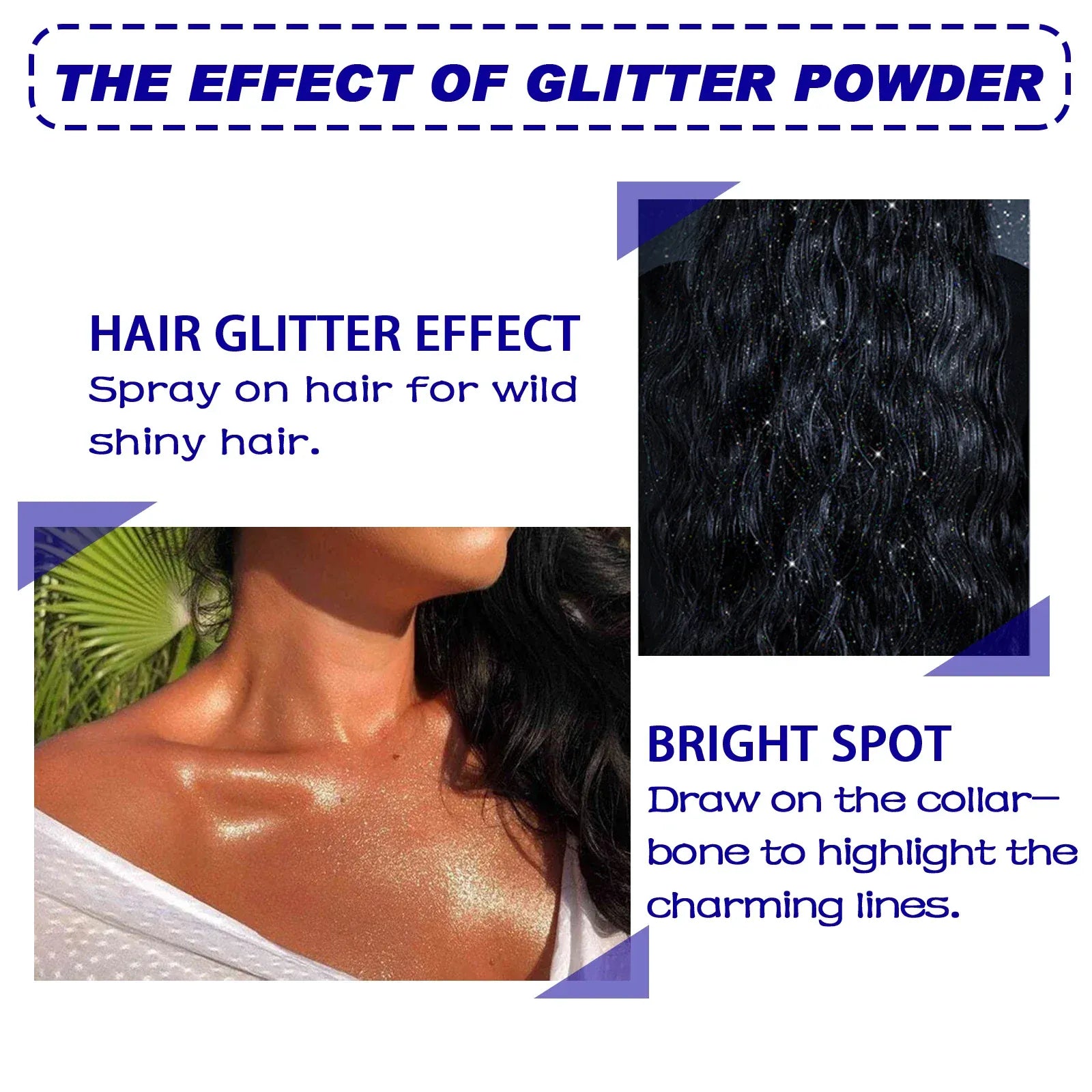 Holographic Glitter Spray | Shimmer Body & Hair Spray for Festivals & Parties Holographic Glitter Spray — Shimmer Body & Hair Spray for Festivals, Parties & Glam Looks