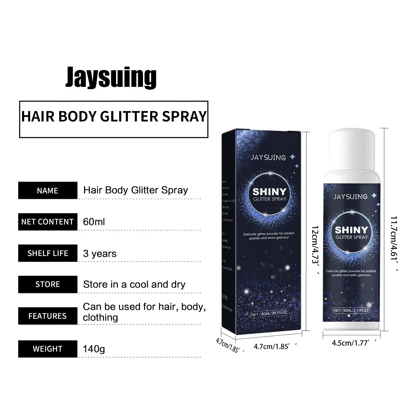 Holographic Glitter Spray | Shimmer Body & Hair Spray for Festivals & Parties Holographic Glitter Spray — Shimmer Body & Hair Spray for Festivals, Parties & Glam Looks