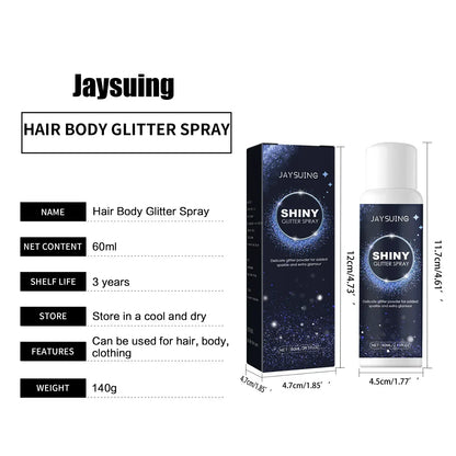 Holographic Glitter Spray | Shimmer Body & Hair Spray for Festivals & Parties Holographic Glitter Spray — Shimmer Body & Hair Spray for Festivals, Parties & Glam Looks