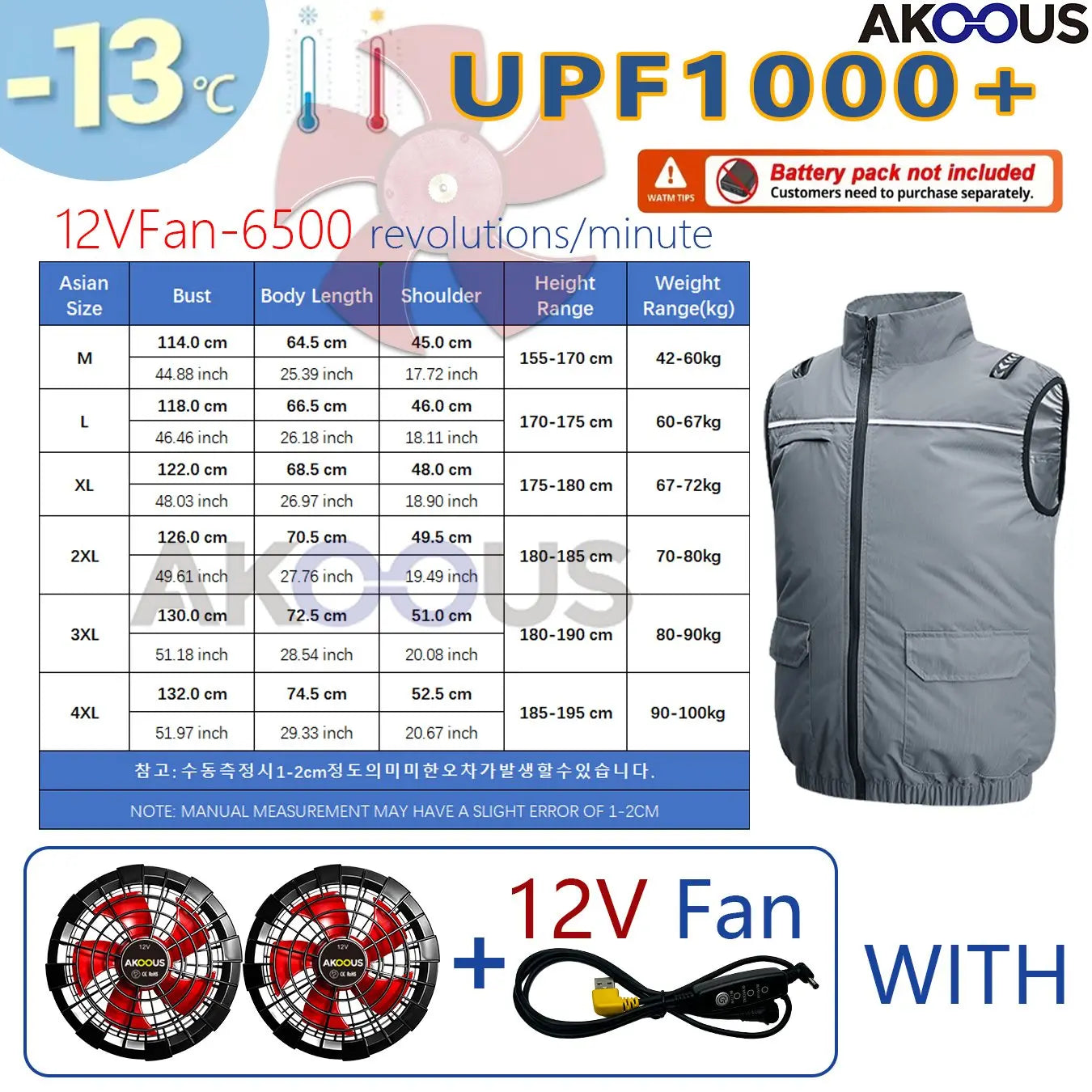 Hooded Cooling Vest USB Fan 5V 12V – Beat Summer Heat | Wahooly Hooded Cooling Vest with USB Fan – Beat the Heat Anywhere