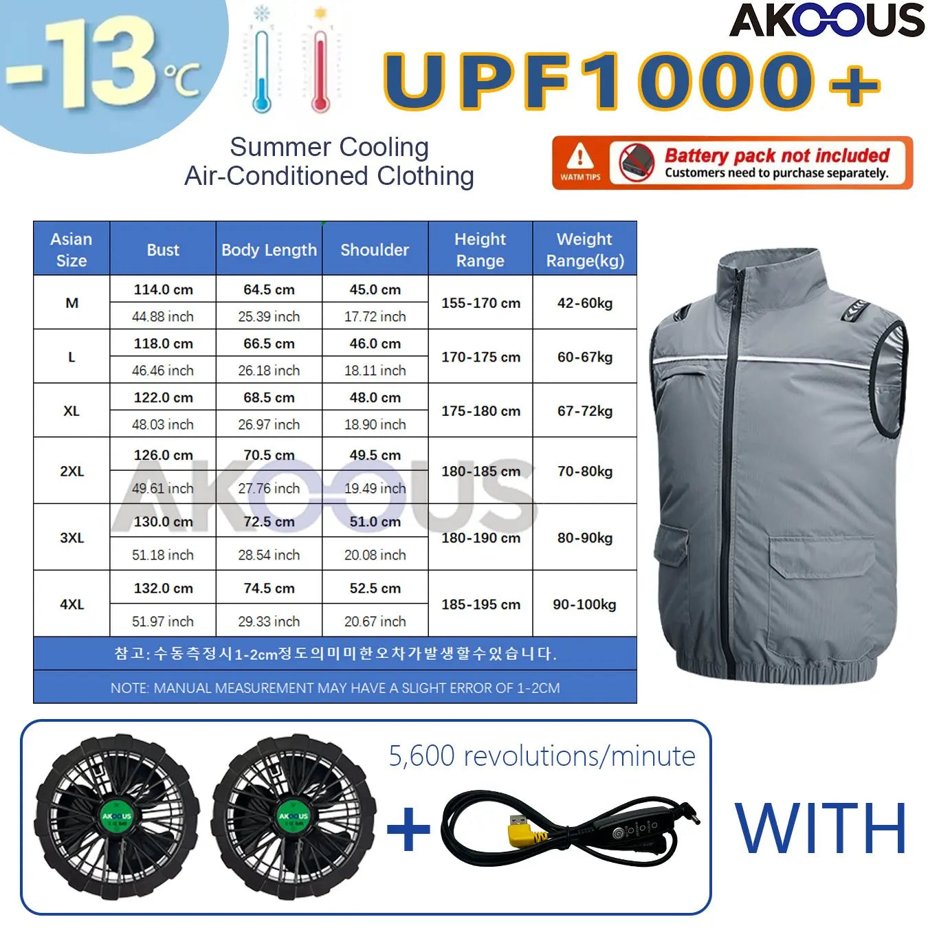 Hooded Cooling Vest USB Fan 5V 12V – Beat Summer Heat | Wahooly Hooded Cooling Vest with USB Fan – Beat the Heat Anywhere