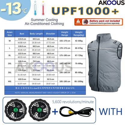 Hooded Cooling Vest USB Fan 5V 12V – Beat Summer Heat | Wahooly Hooded Cooling Vest with USB Fan – Beat the Heat Anywhere