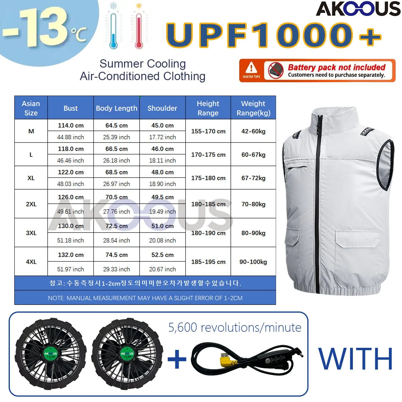Hooded Cooling Vest USB Fan 5V 12V – Beat Summer Heat | Wahooly Hooded Cooling Vest with USB Fan – Beat the Heat Anywhere