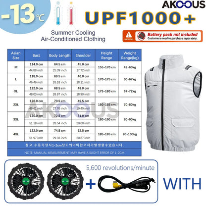 Hooded Cooling Vest USB Fan 5V 12V – Beat Summer Heat | Wahooly Hooded Cooling Vest with USB Fan – Beat the Heat Anywhere