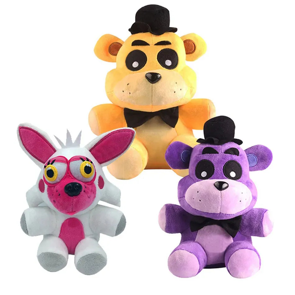 HOT 18cm FNAF Plush Toys Kawaii Freddys Animal Foxy Bonnie Bear Ribbit Stuffed Plush Toys In Stock Plush Birthday Gift For Kids HOT 18cm FNAF Plush Toys Kawaii Freddys Animal Foxy Bonnie Bear Ribbit Stuffed Plush Toys In Stock Plush Birthday Gift For Kids